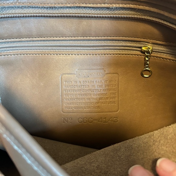 Authentic Vintage Coach Worth Bag, Cocoa Brown - Picture 2 of 11
